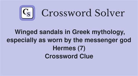 hermes winged helmet : crossword clues 